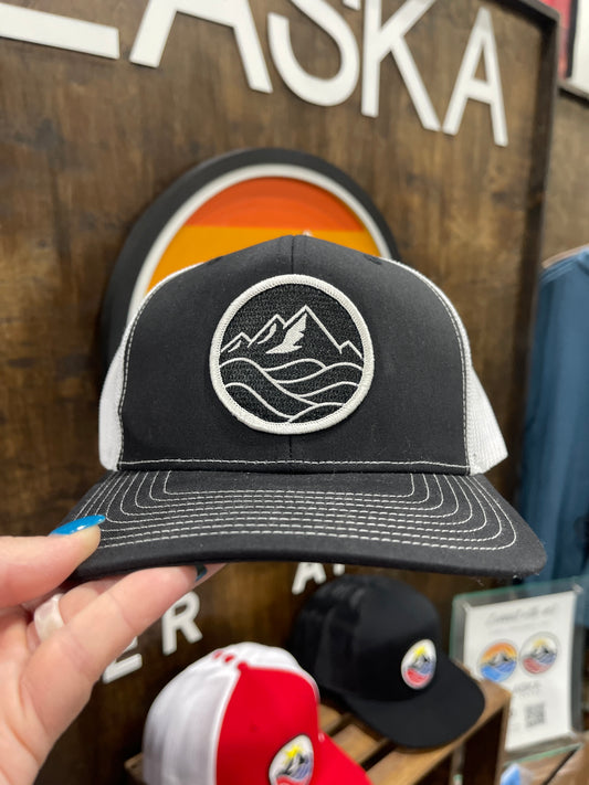 Trucker Hat - Inverted Black and White Logo